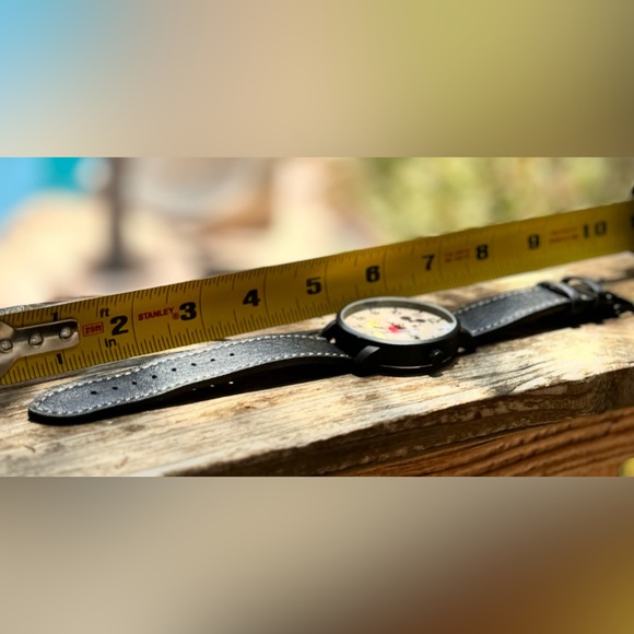 Vintage Mickey Mouse Watch Accutime MK5381B5 Stainless Steel Back - Picture 6 of 10